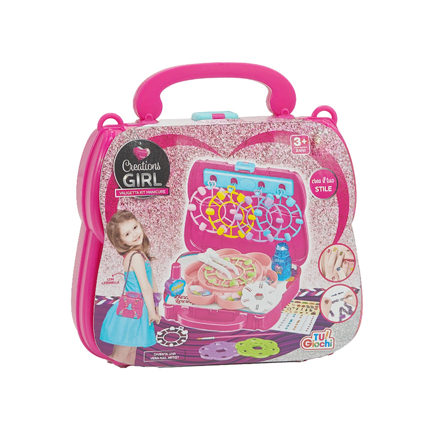 TU GIOCHI - Valigetta Kit Manicure Creations Girl