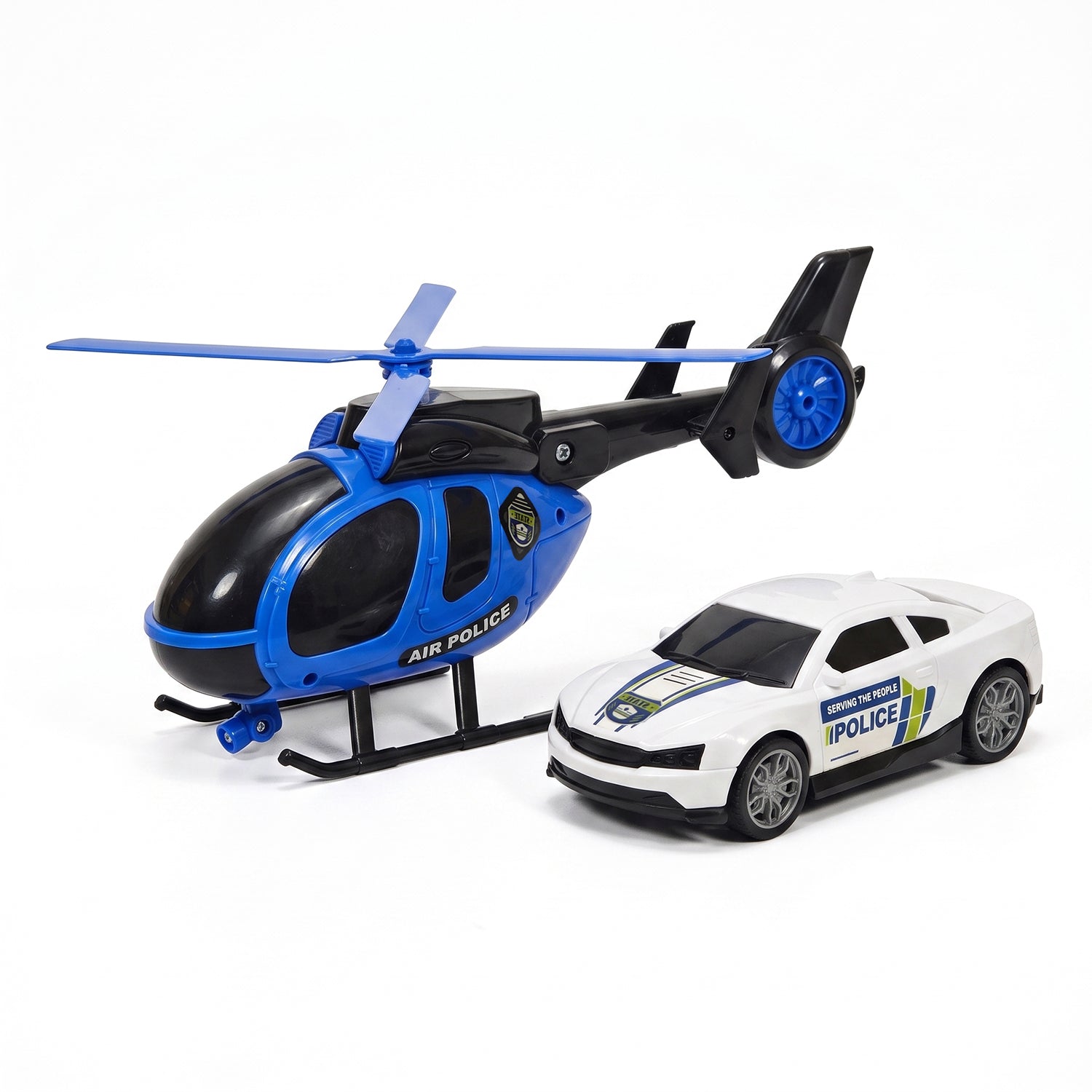 TU GIOCHI - Set Veicoli Special Force con Auto ed Elicottero Luci, Suoni e Parti Meccaniche 3+ Anni