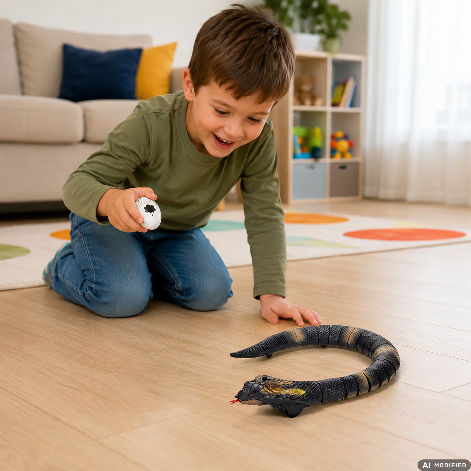 TU GIOCHI - Cobra Sensor Action Serpente Radiocomandato con Sensore e Telecomando 3+ Anni