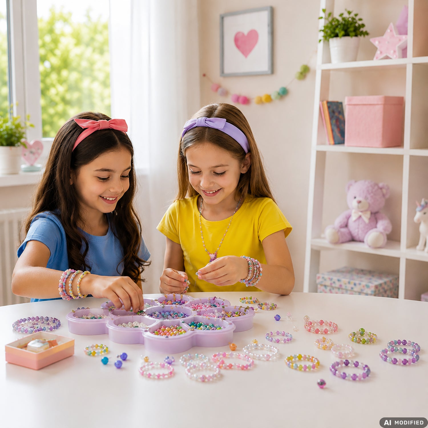 TU GIOCHI - Kit Crea Gioielli Fai da Te 500+ Pezzi 3+ Anni