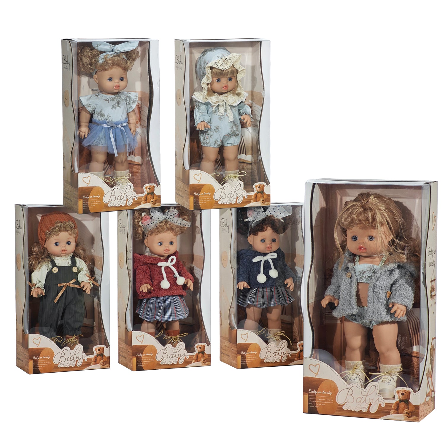 TU GIOCHI - Bambolotto Baby So Lovely con Outfit alla Moda 3+ Anni