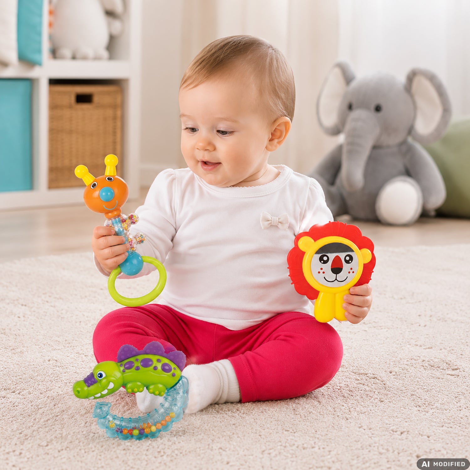 TU GIOCHI - Set Sonaglini Baby Gioca & Impara 6+ Mesi