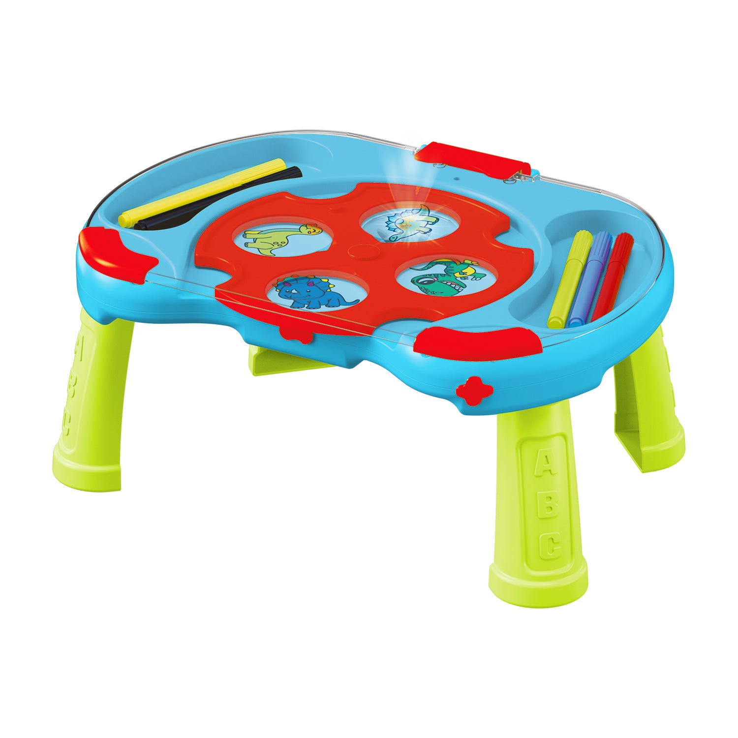TU GIOCHI - Super Artista Tavolo da Disegno Luminoso con Proiettore e Accessori 3+ Anni