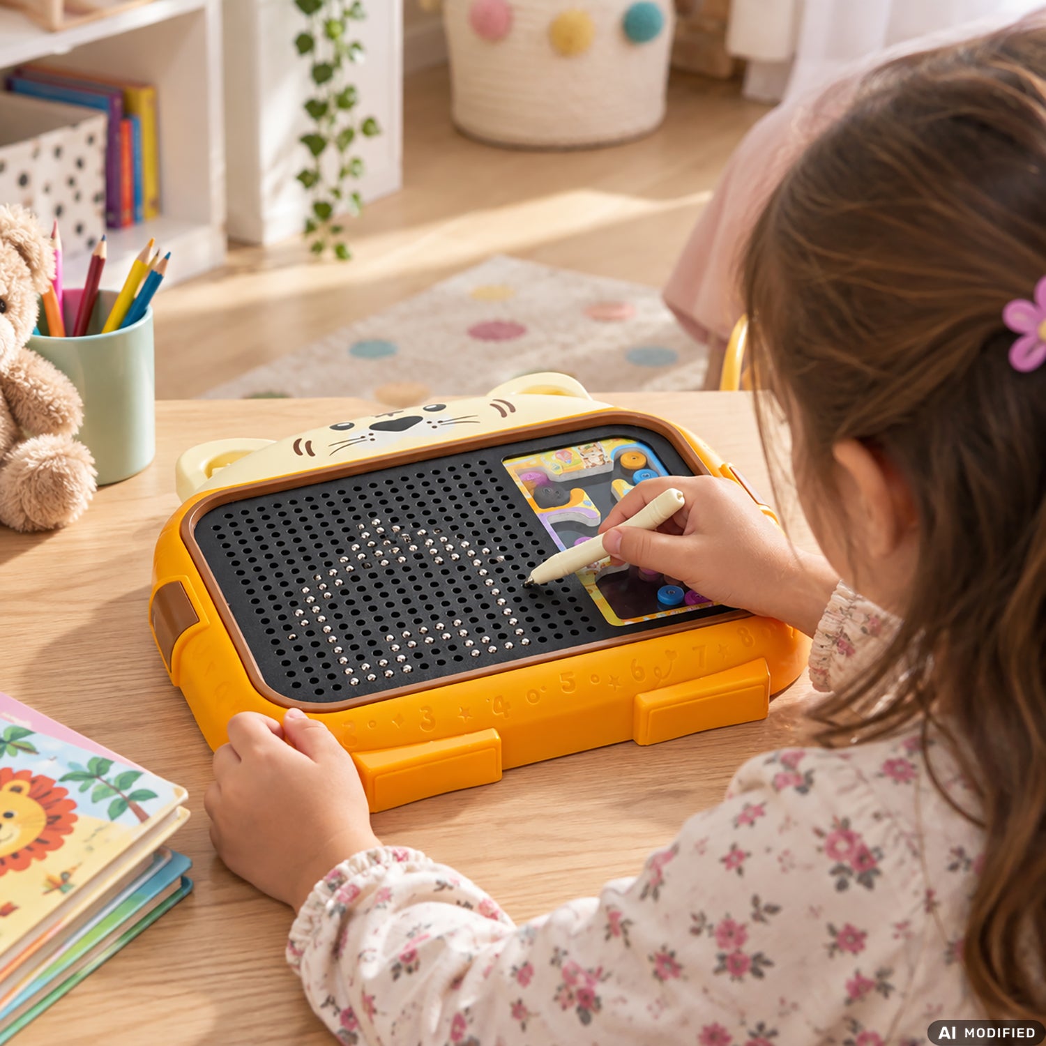 TU GIOCHI - Lavagna Magnetica 2 in 1 con Labirinto e Penna Magnetica 3+ Anni