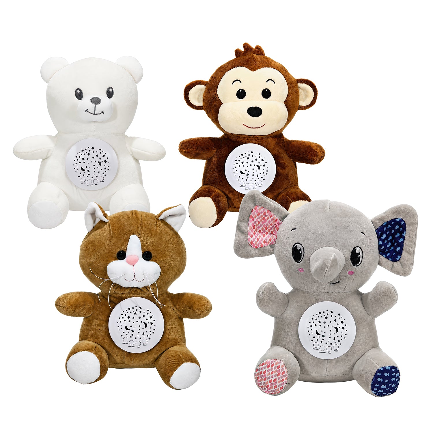 TU GIOCHI - Animaletto Dolce Nanna Peluche Interattivo con Luci, Suoni e Melodie 3+ Anni