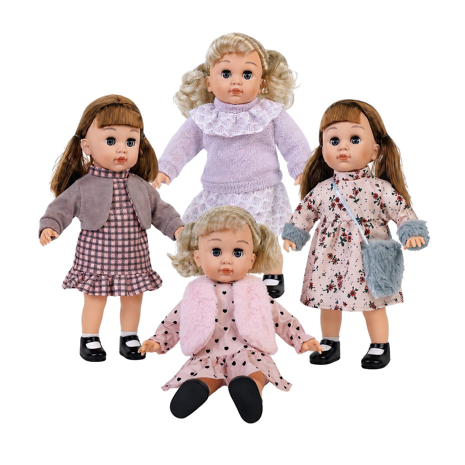 TU GIOCHI - Lulù Dolce Bambolina Bambola Fashion con Abiti e Accessori 3+ Anni