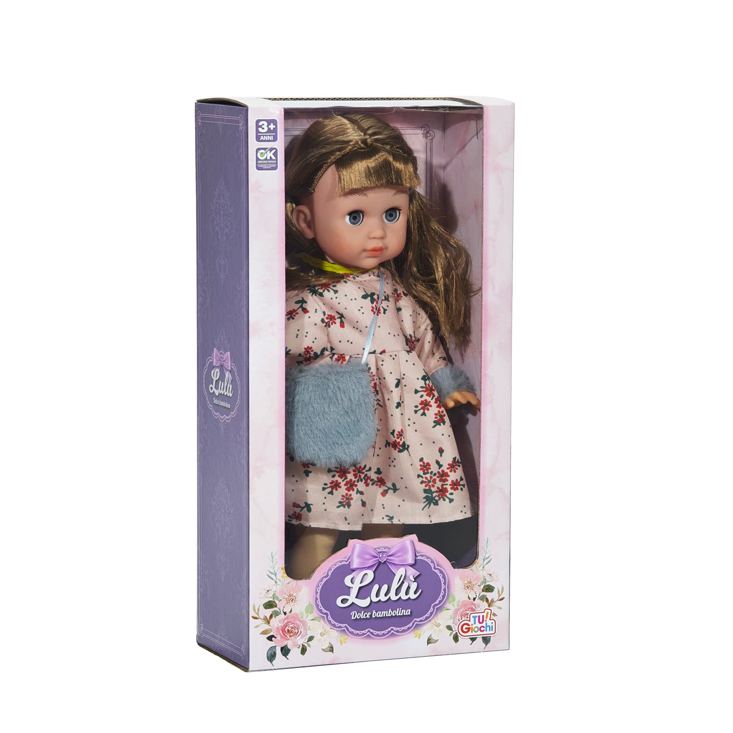 TU GIOCHI - Lulù Dolce Bambolina Bambola Fashion con Abiti e Accessori 3+ Anni