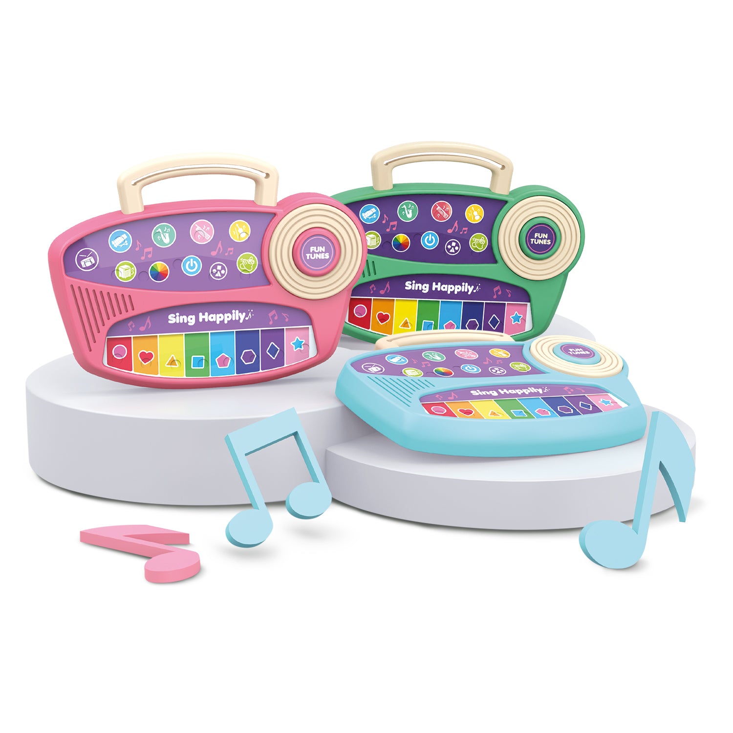 TU GIOCHI - Tastiera Arcobaleno Musicale Gioca & Impara 6+ Mesi
