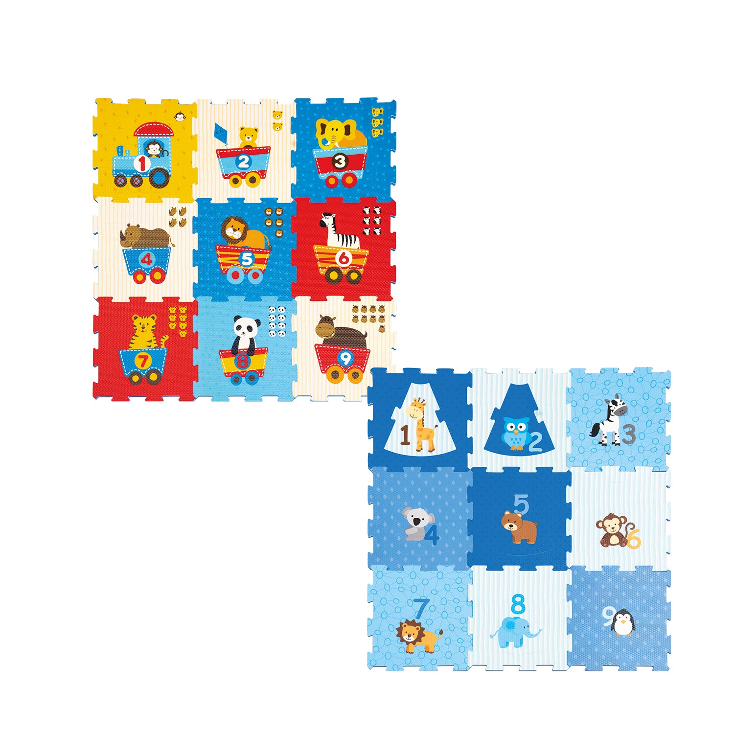 TU GIOCHI - Tappetino Puzzle Gioca & Impara in EVA 9 Pezzi 10+ Mesi