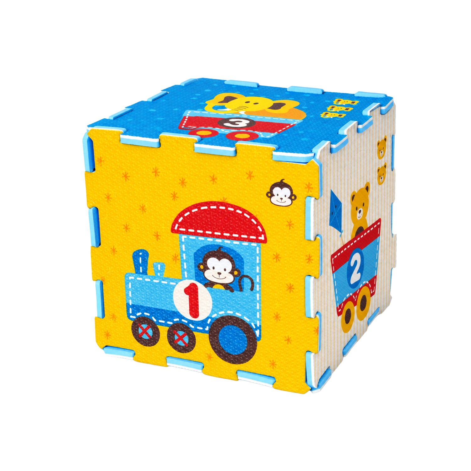 TU GIOCHI - Tappetino Puzzle Gioca & Impara in EVA 9 Pezzi 10+ Mesi