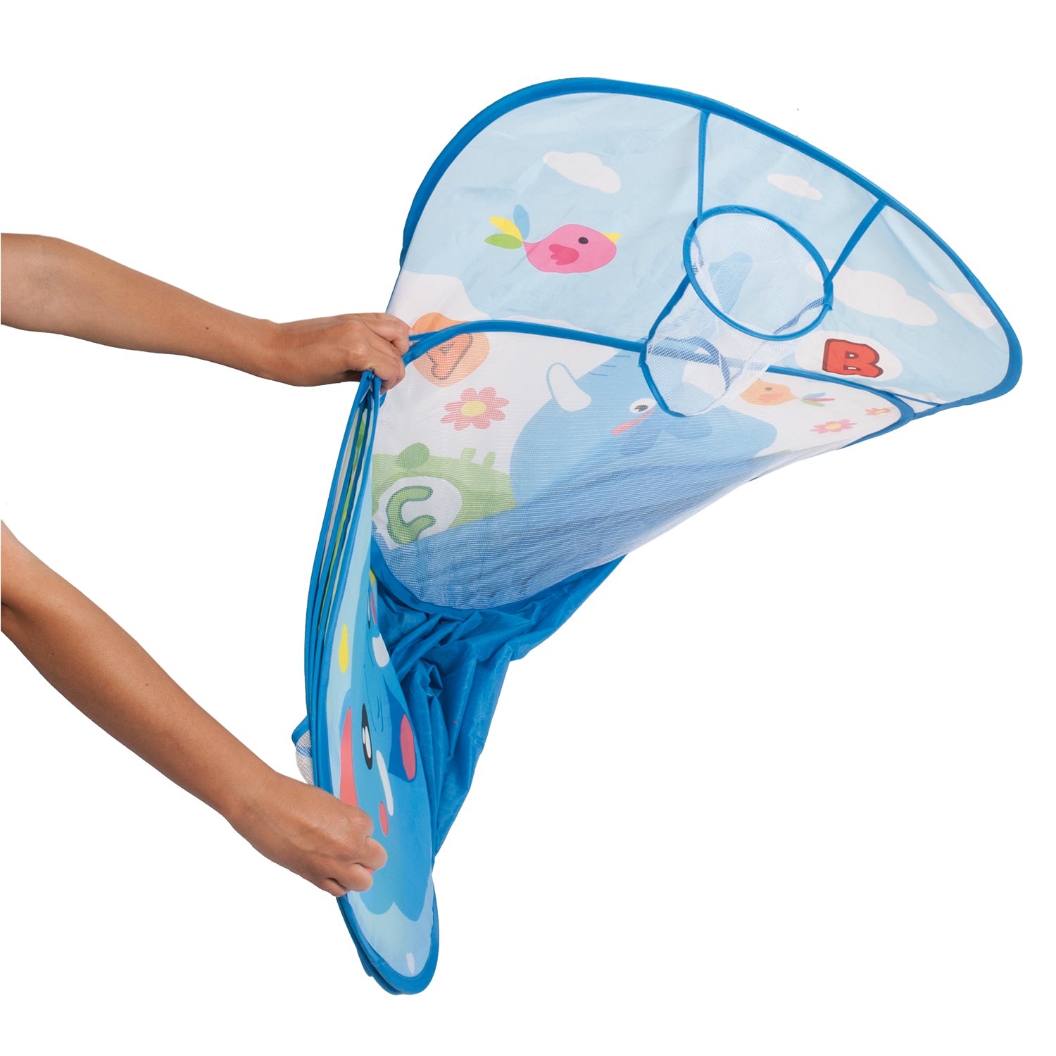 TU GIOCHI - Color Bowl Piscina di Palline con Canestro e 50 Palline 3+ Anni