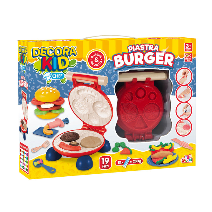 TU GIOCHI - Piastra Burger Decora kid Chef