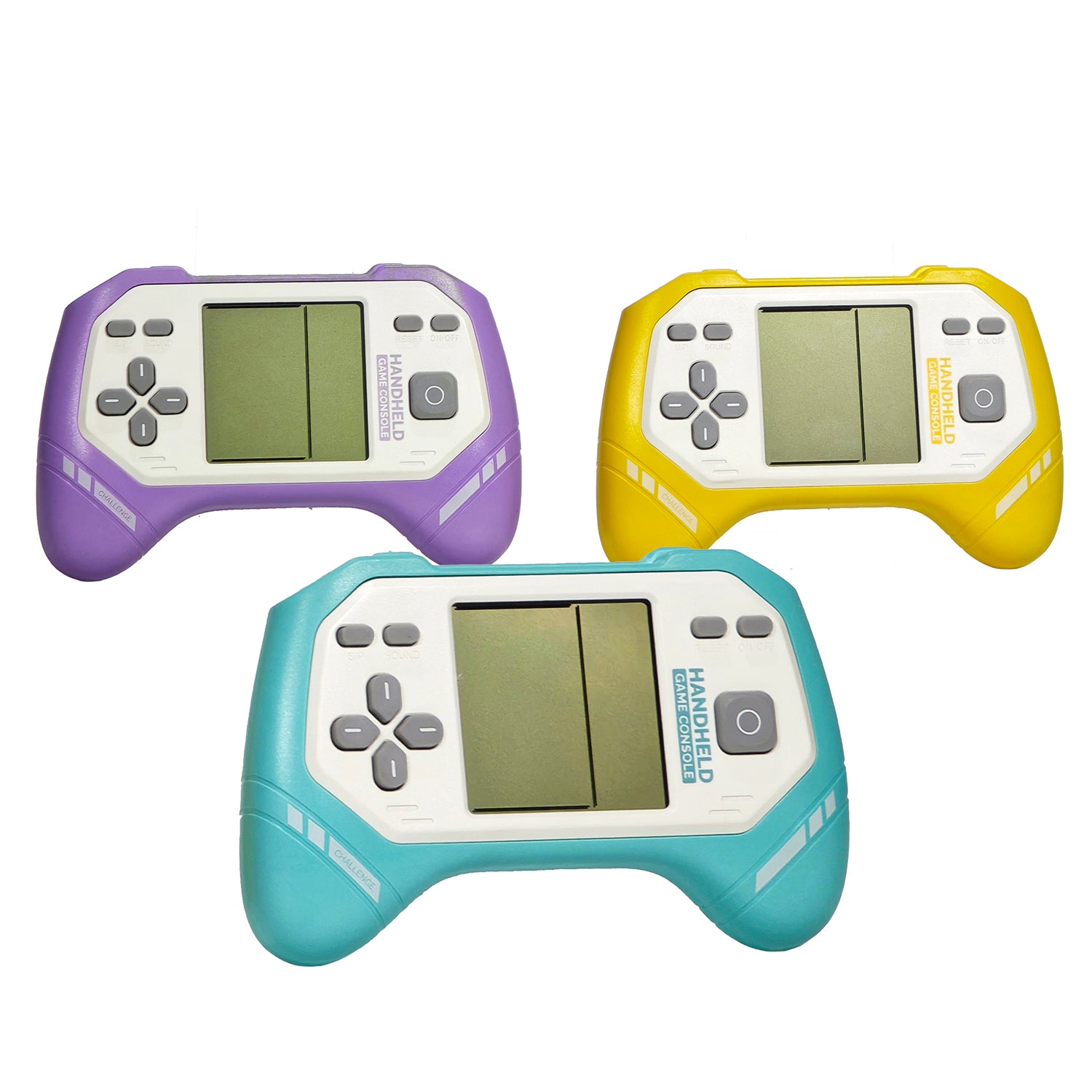 DICTROLUX - GameBlocks PAD Console Portatile LCD con 26 Giochi 7+ Anni