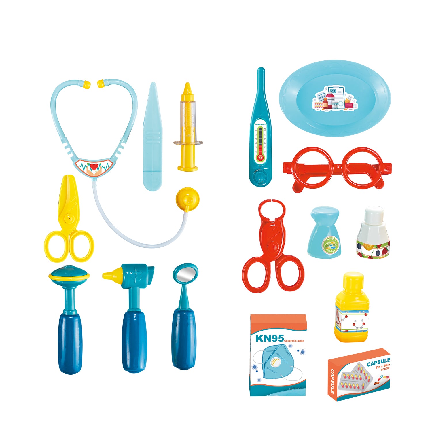 TU GIOCHI - Carrellino Soccorsino 2 in 1 - Kit del vero Dottore