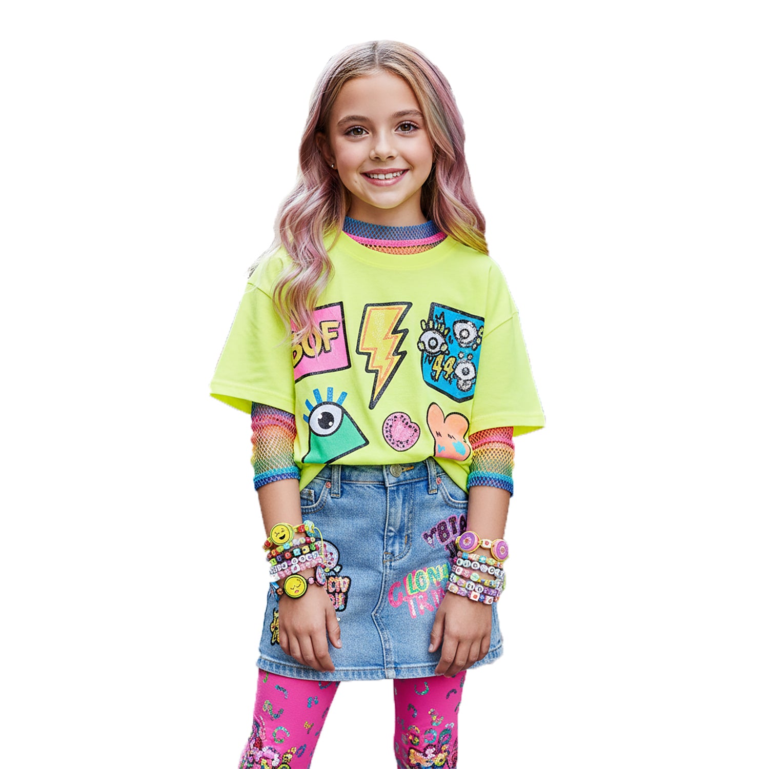 TU GIOCHI - Crea Emozioni Kit Braccialetti Creativi +220 Pezzi con Perline, Lettere e Adesivi