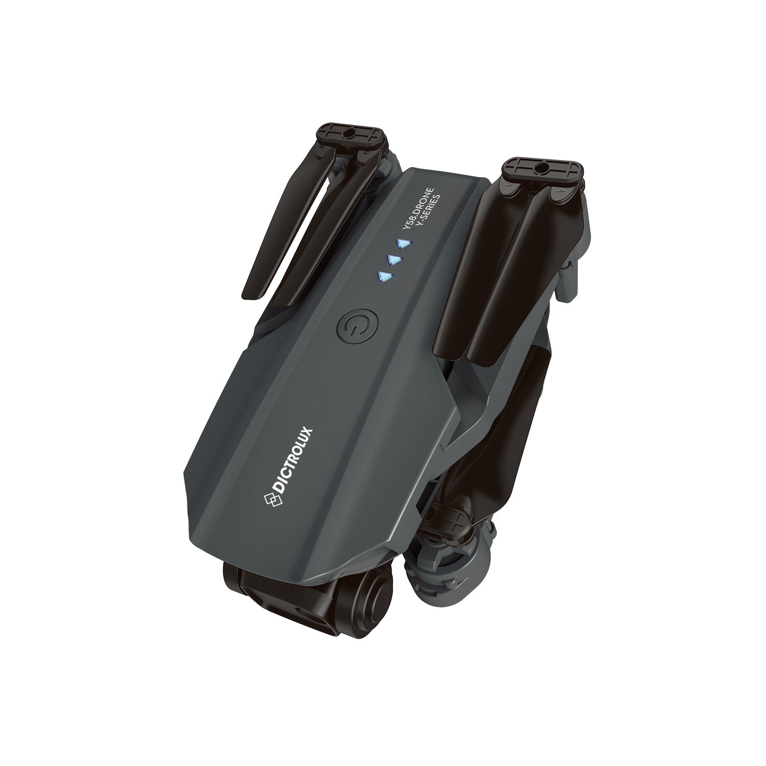 DICTROLUX - Drone Radiocomandato Y58 Pieghevole con Fotocamera 480P, Wi-Fi e Controllo Smartphone