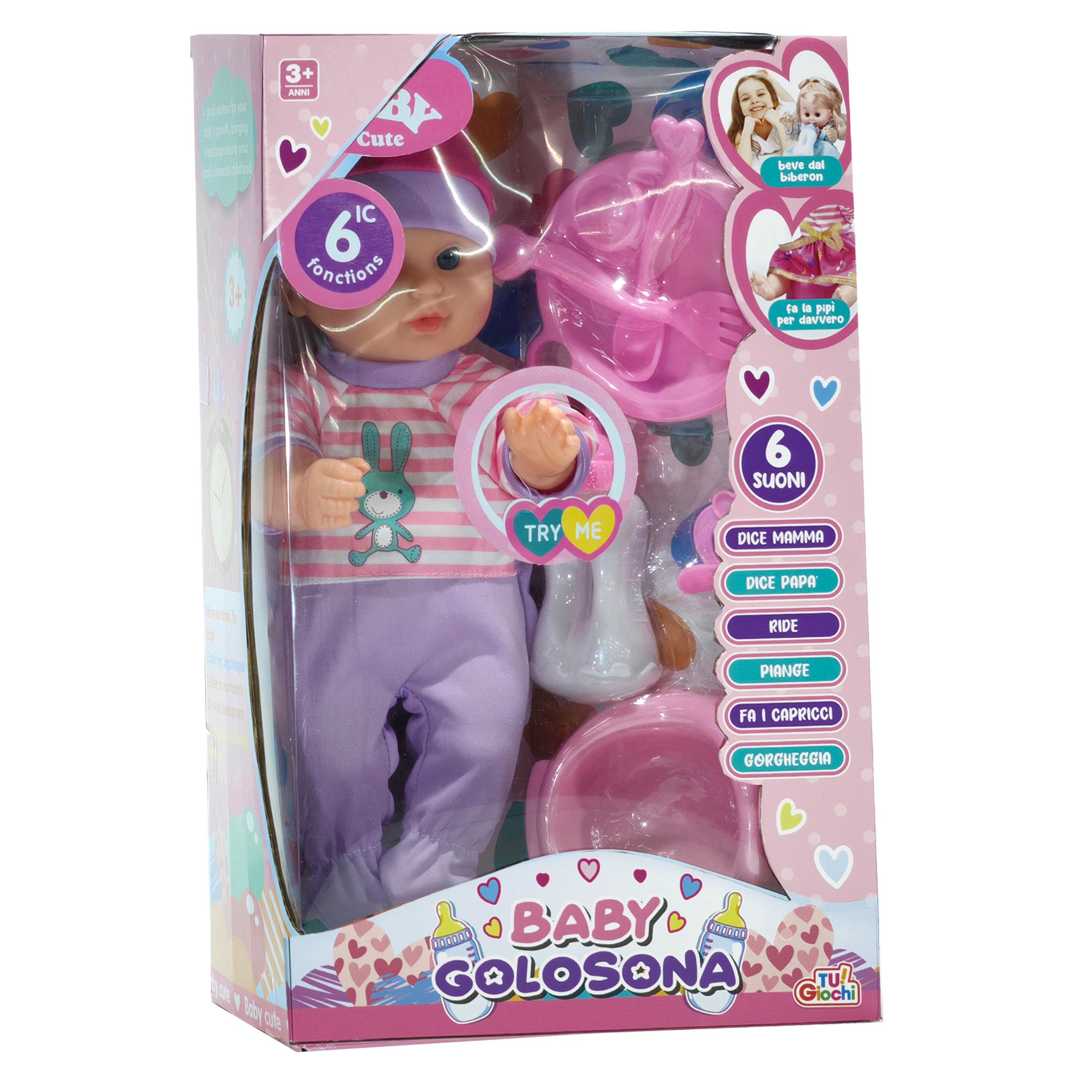 TU GIOCHI - Bambolotto Baby Golosona