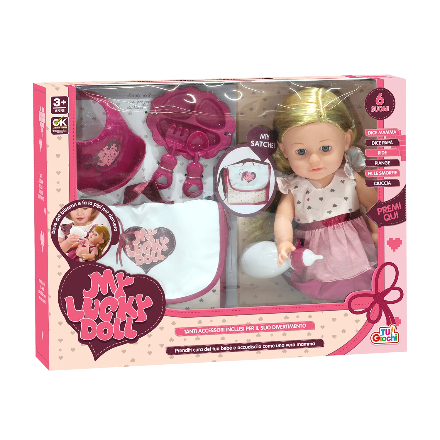 TU GIOCHI - Bambolotto My Lucky Doll