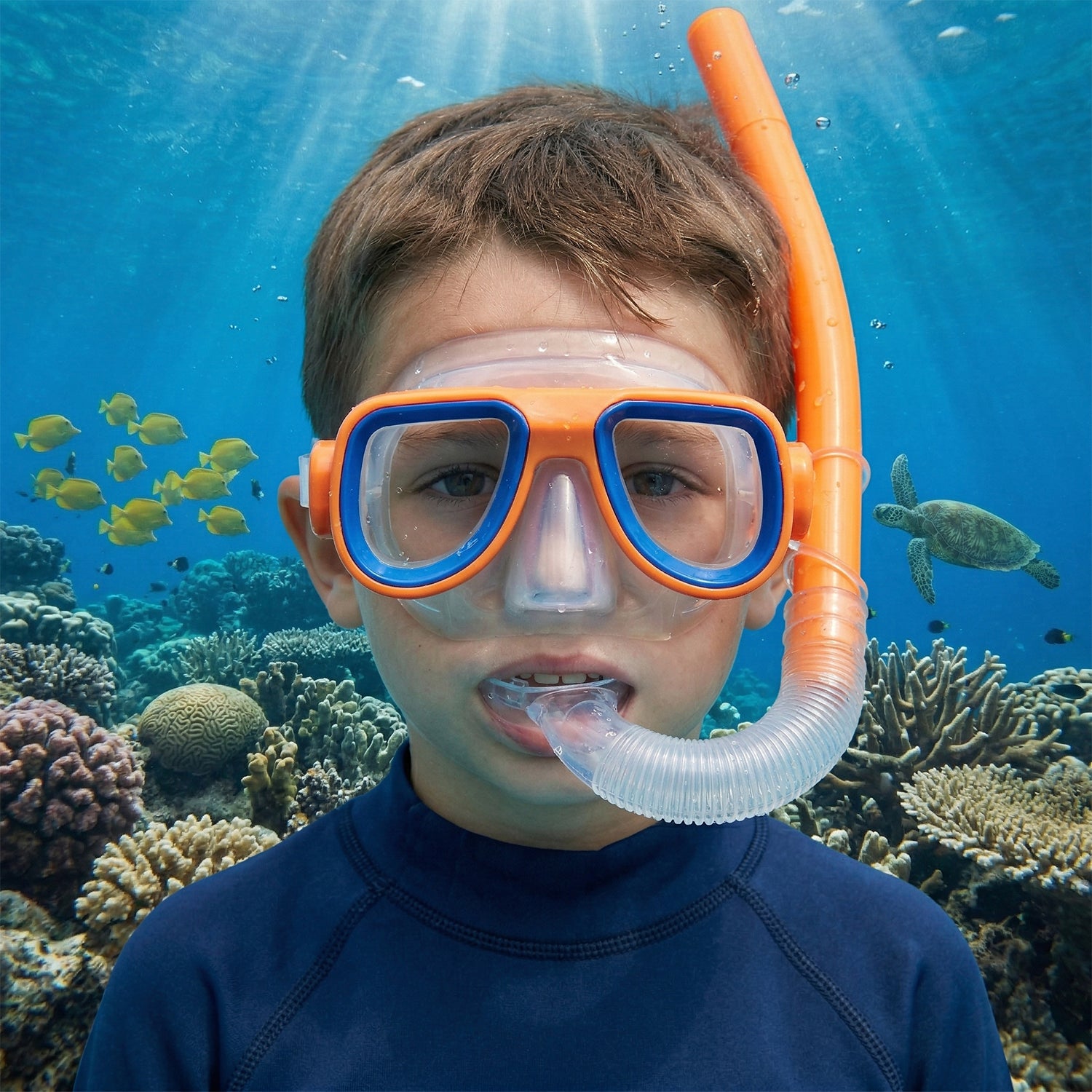 GT - Maschera Sub con Boccaglio per Bambini 7+
