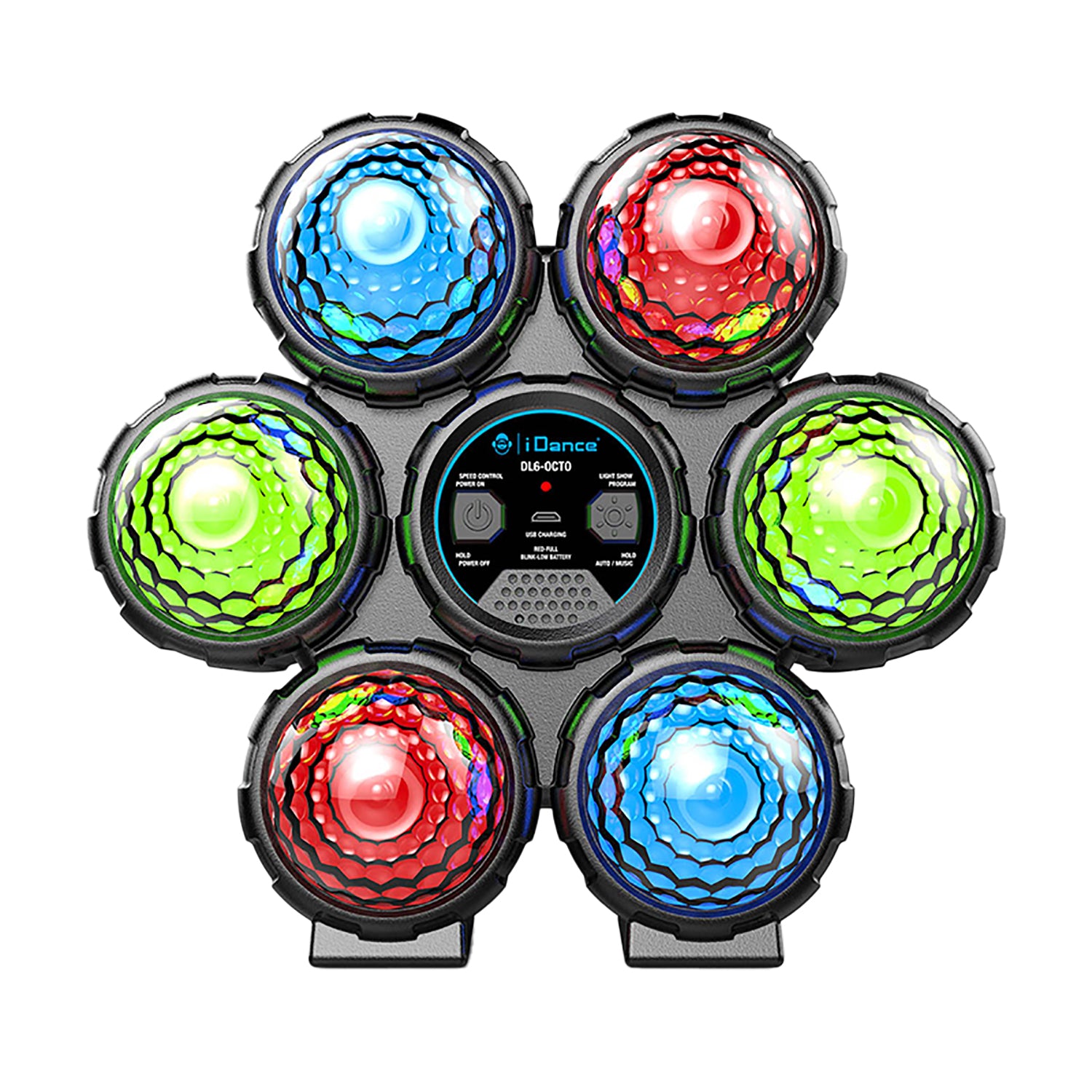 IDANCE - Disco Lights DL6-Octo - Sistema di Illuminazione Portatile