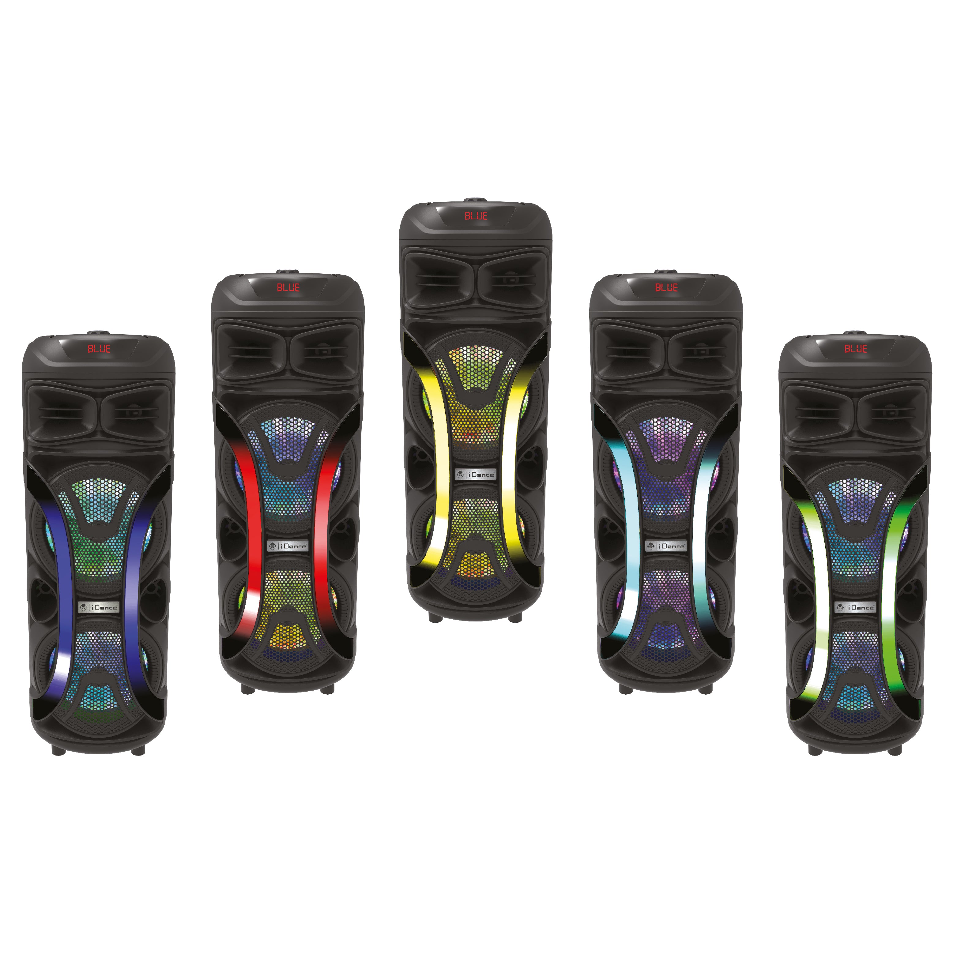 IDANCE - Speaker Bluetooth Altoparlante Wireless con Luci RGB Typhoon 2100B