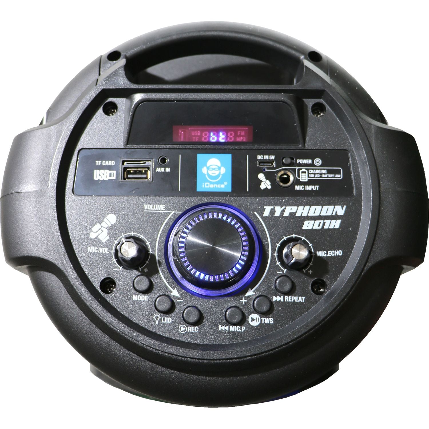 IDANCE - Speaker Bluetooth Altoparlante Wireless con Luci RGB Typhoon 801X