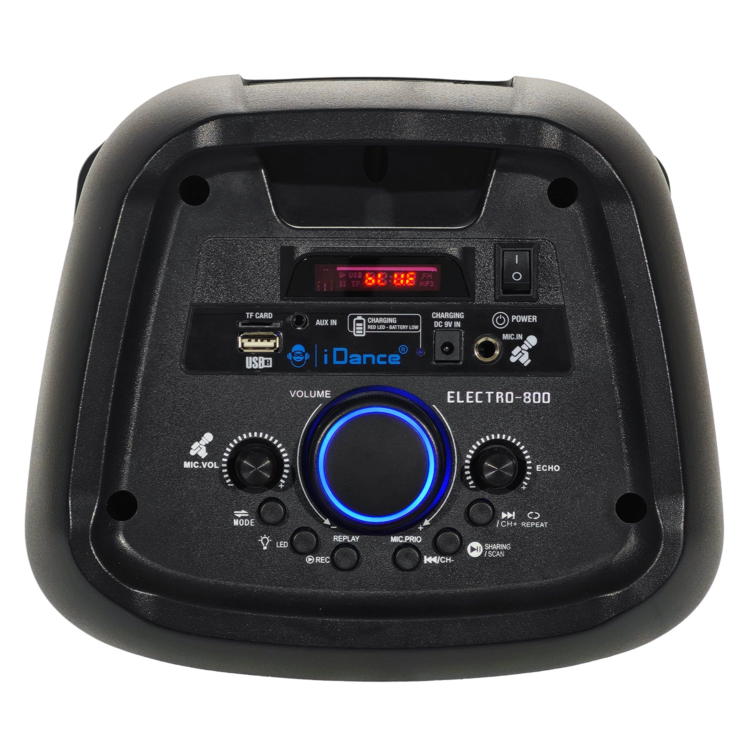 IDANCE - Party Speaker Bluetooth iDance Electro 800 con 2 Microfoni Wireless e Luci RGB