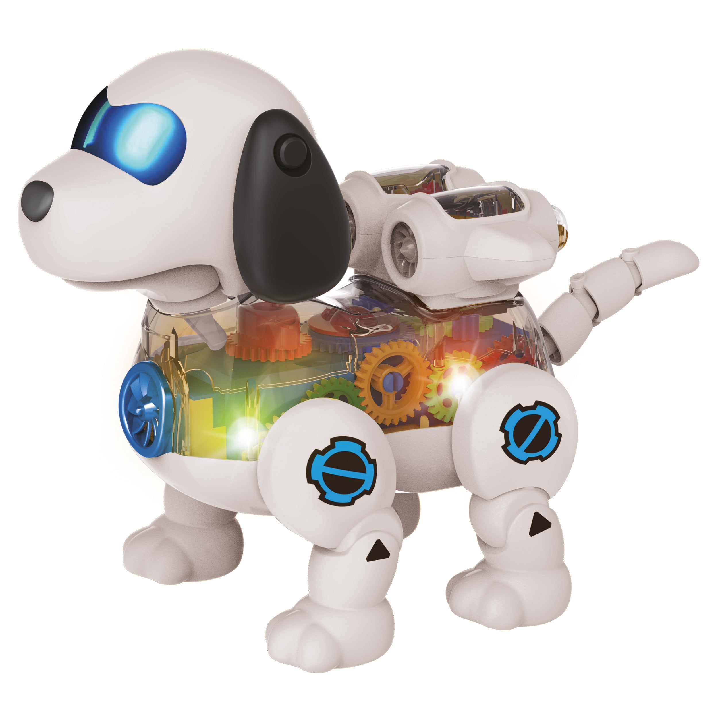 TU GIOCHI - Pet Robot Il Tuo Cyber Cucciolo Interattivo con Luci, Suoni e Movimento