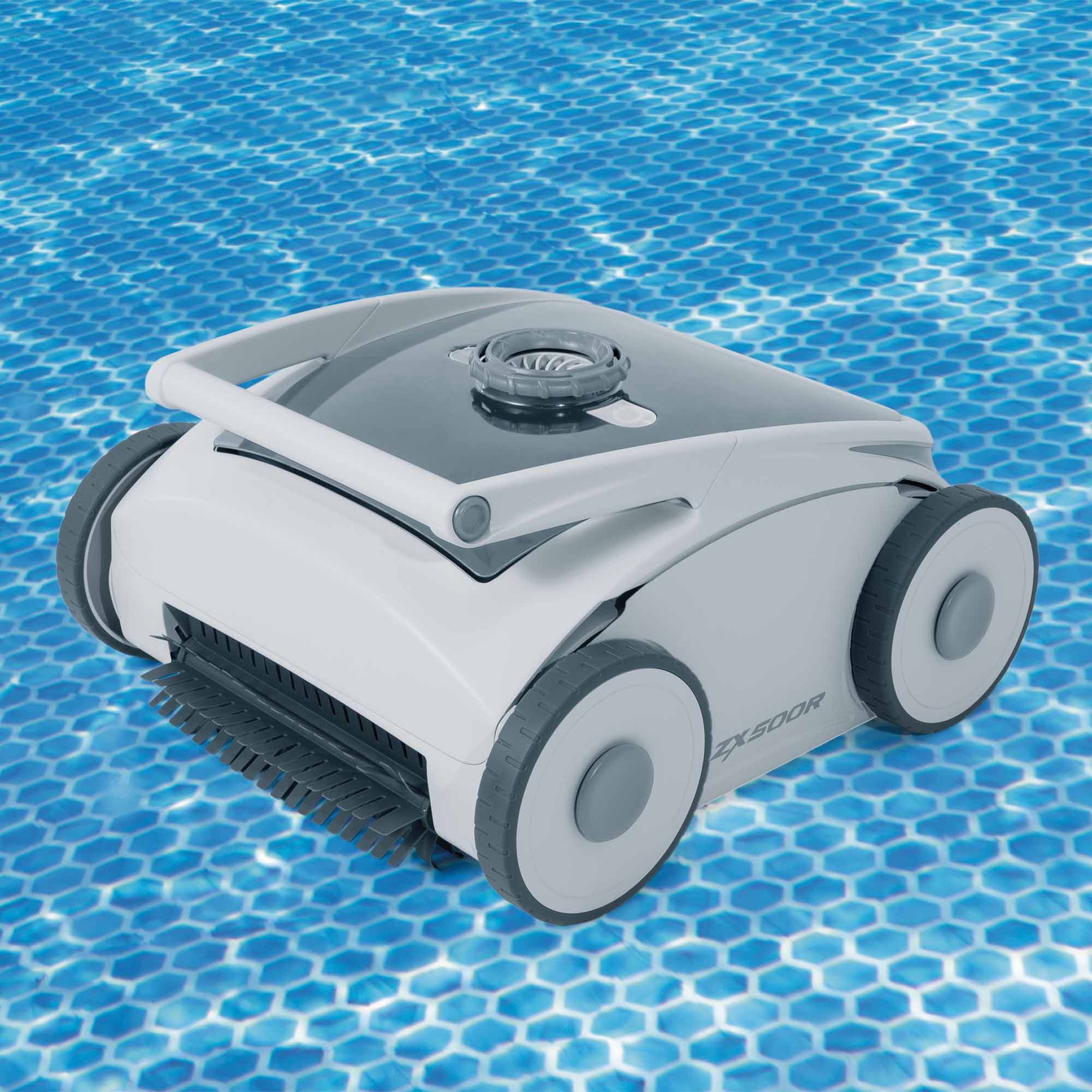 INTEX - Robot Piscina Pulitore Automatico Elettrico ZX500 R per piscina fuori terra