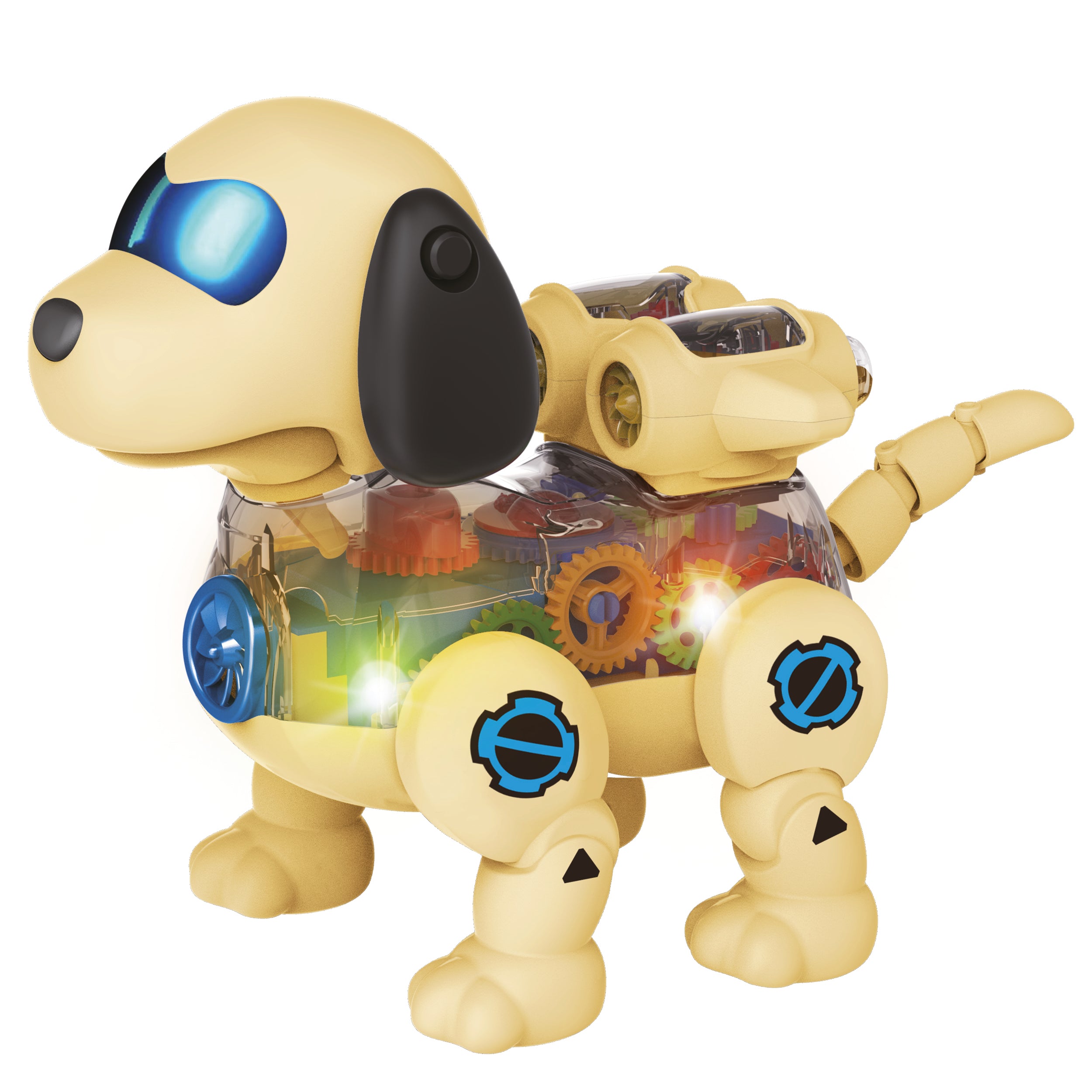 TU GIOCHI - Pet Robot Il Tuo Cyber Cucciolo Interattivo con Luci, Suoni e Movimento