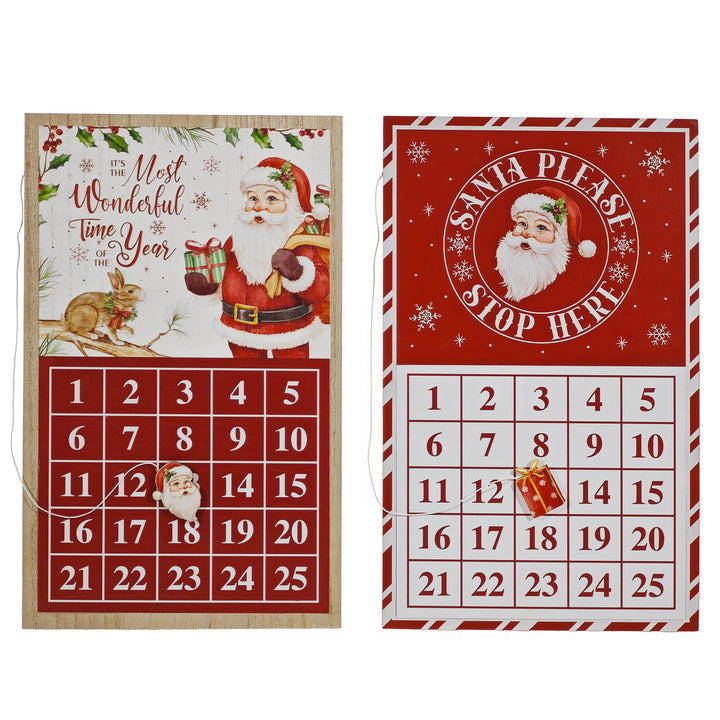 VESTIAMO CASA GRAN NATALE - Calendario dell'Avvento con segna data magnetico