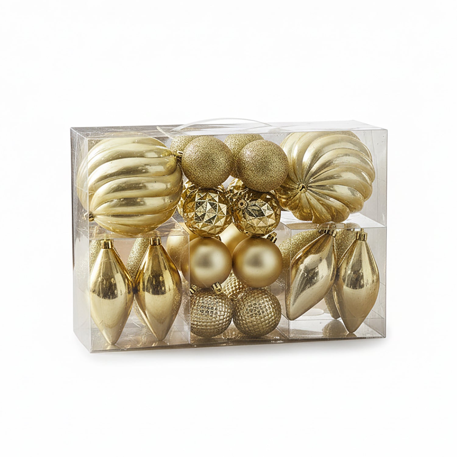 VESTIAMO CASA GRAN NATALE - Set 26 Decorazioni Natalizie Oro