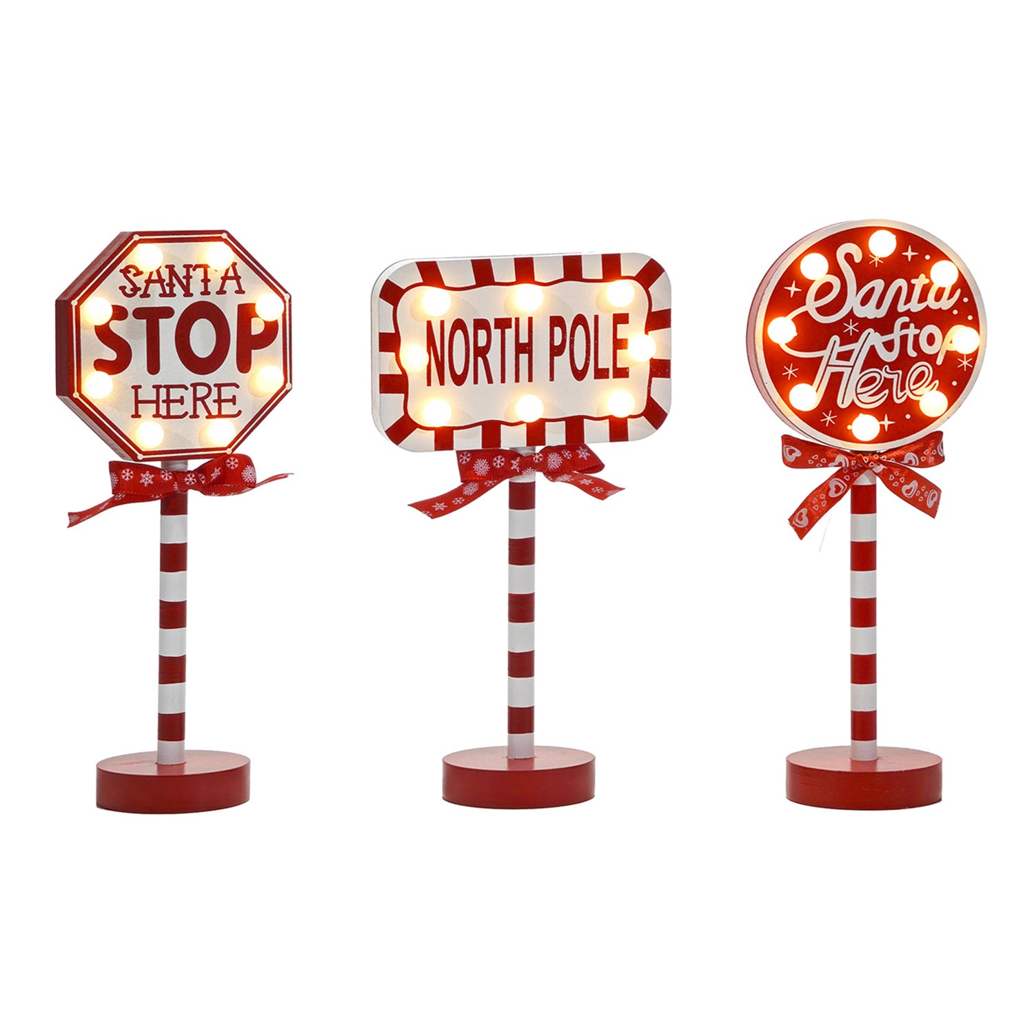 VESTIAMO CASA GRAN NATALE - Decorazione Natalizia Luminosa Bianco Caldo h31 cm