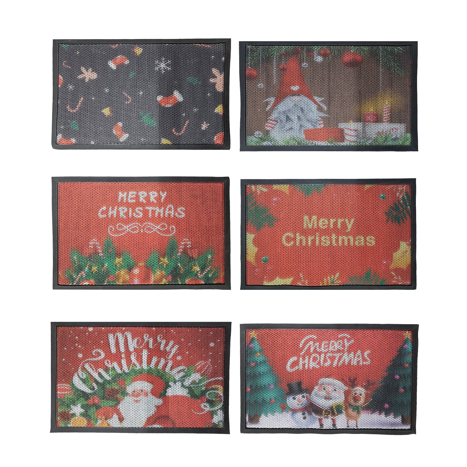 VESTIAMO CASA GRAN NATALE - Zerbino Natalizio Effetto 3D 50x80 cm