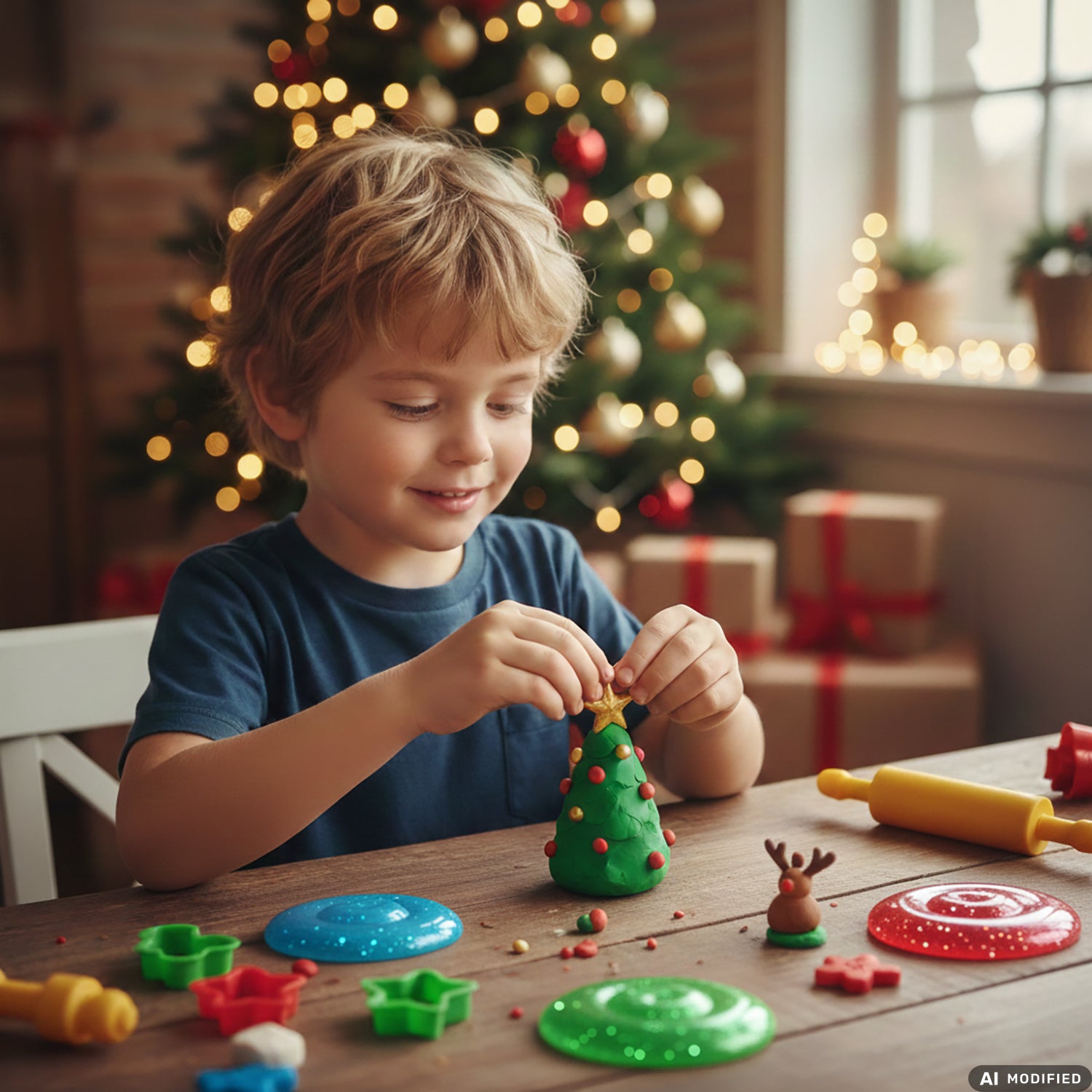 VESTIAMO CASA GRAN NATALE - Calendario dell’Avvento Creativo con Pasta Modellabile e Slime - 24 Regali tutti da scoprire