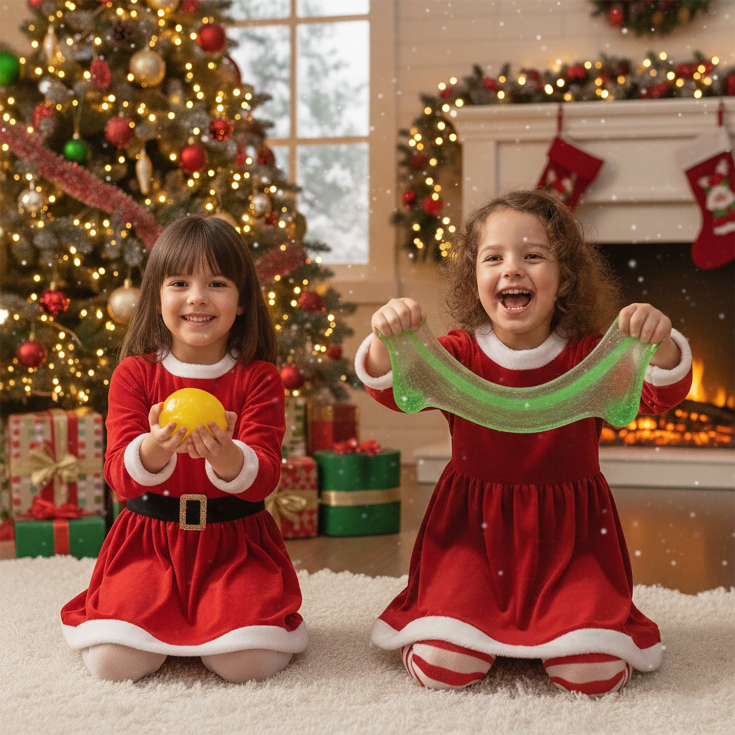 VESTIAMO CASA GRAN NATALE - Calendario dell’Avvento Creativo con Pasta Modellabile e Slime - 24 Regali tutti da scoprire