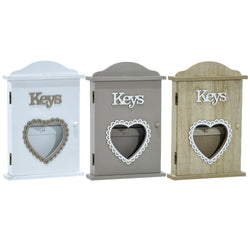 VESTIAMO CASA - Cassetta portachiavi Keys in legno 6 posti - h30x20x5 cm