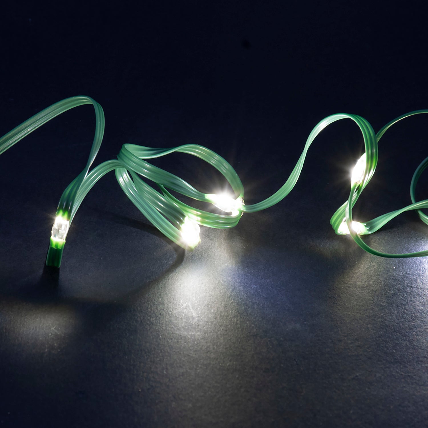 DICTROLUX - Catena Luminosa 200 Microled Bianco Freddo - 20 metri di luci