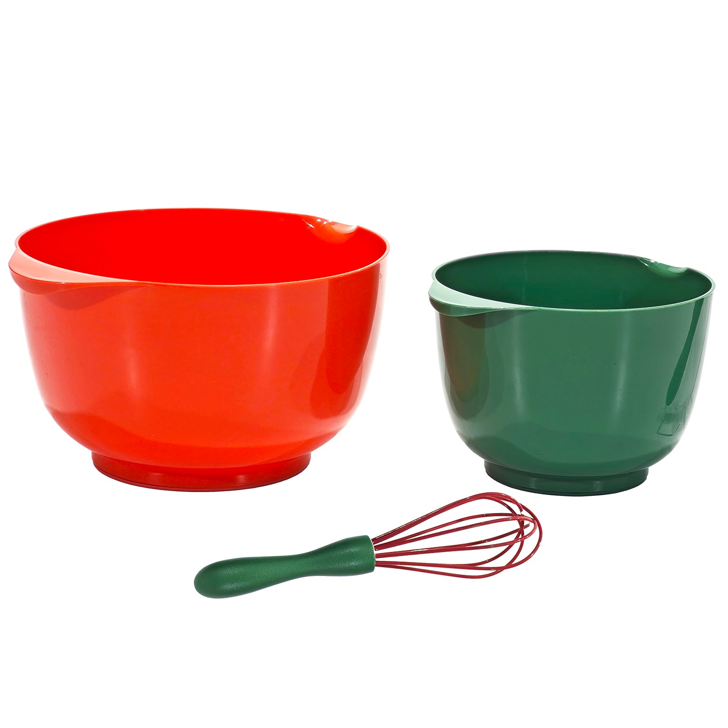 VESTIAMO CASA GRAN NATALE - Set Pasticceria Natalizio con 2 Ciotole e Frusta