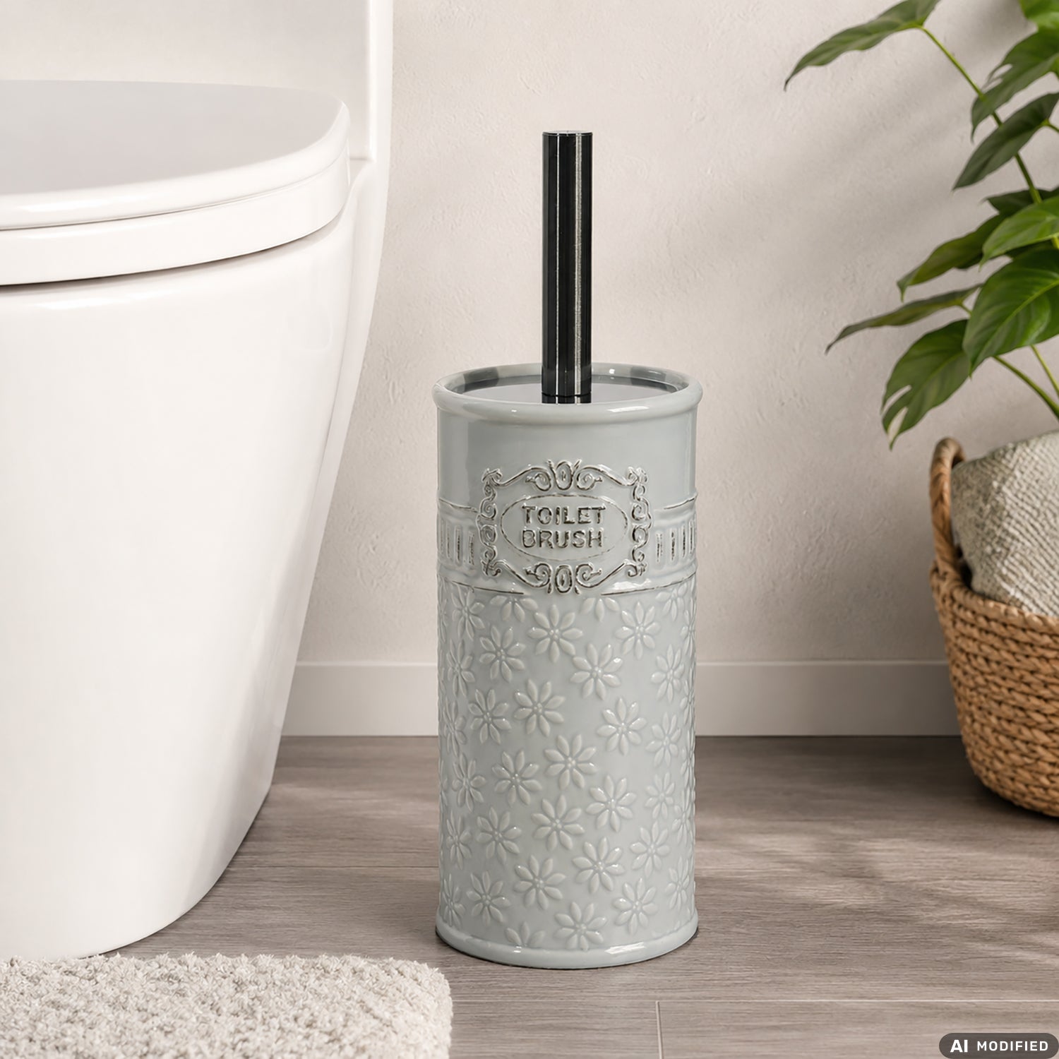 VESTIAMO CASA - Portascopino con Scopino in Ceramica