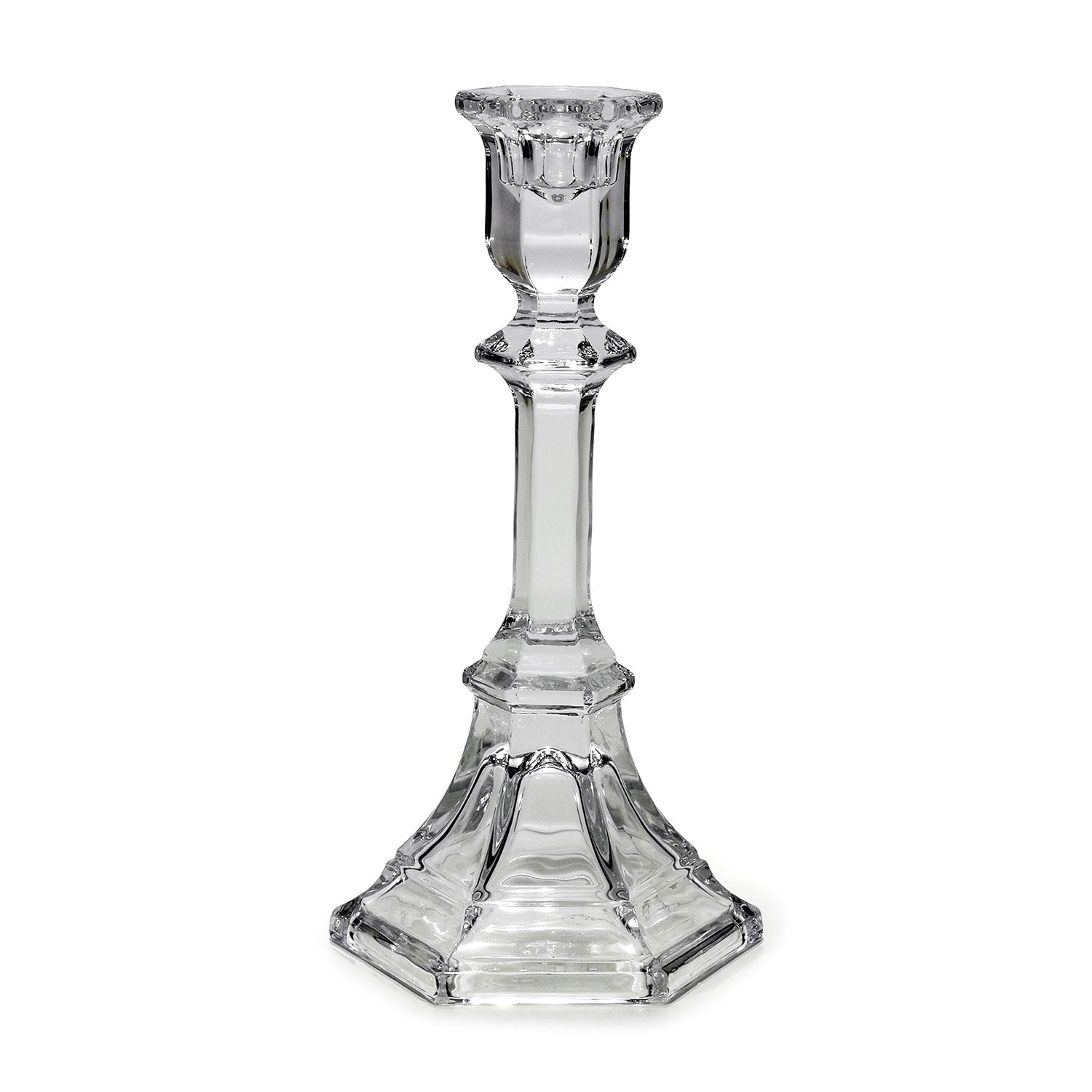 GT - Portacandela in vetro h21 cm