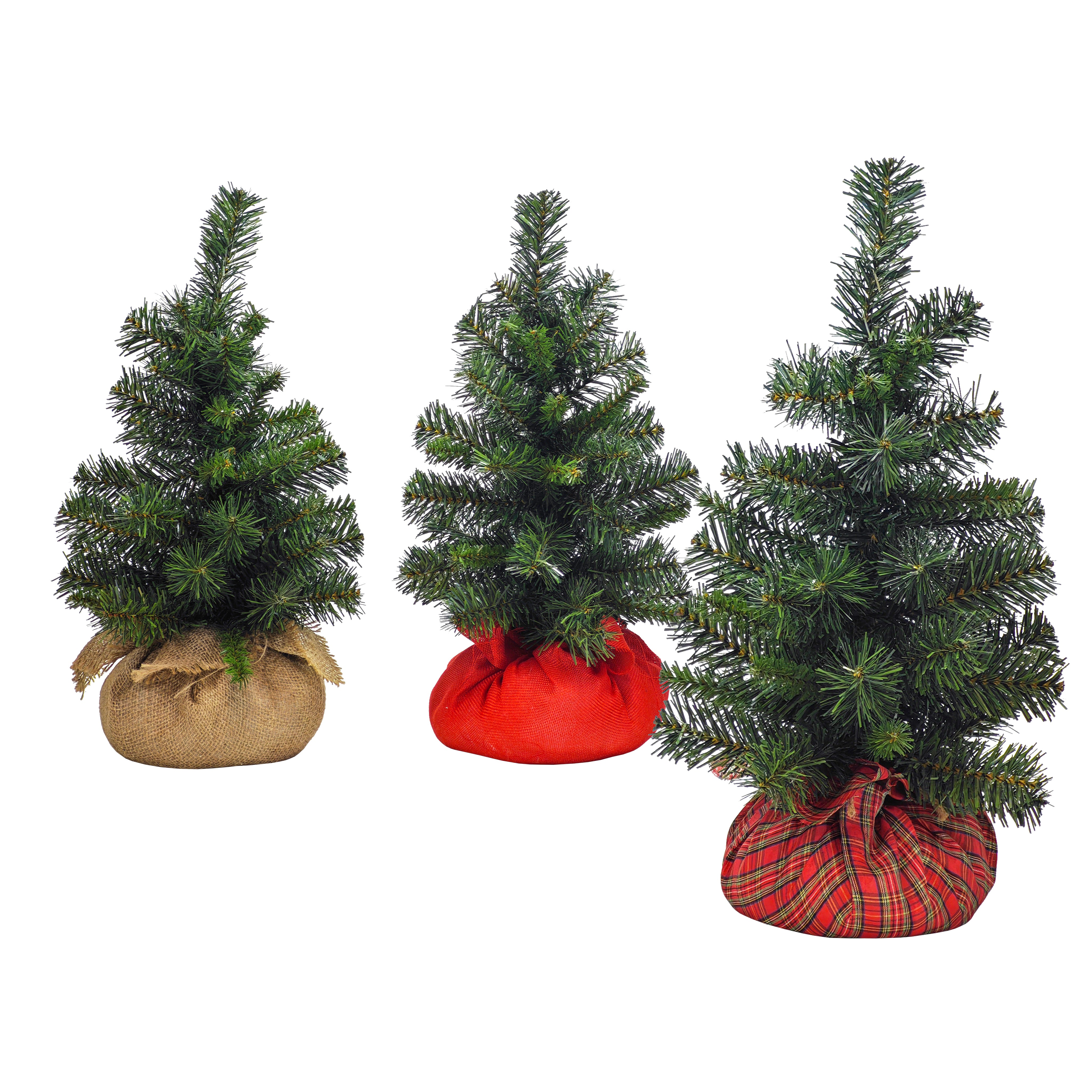 VESTIAMO CASA GRAN NATALE - Alberello Natalizio Artificiale Decorativo h50 cm