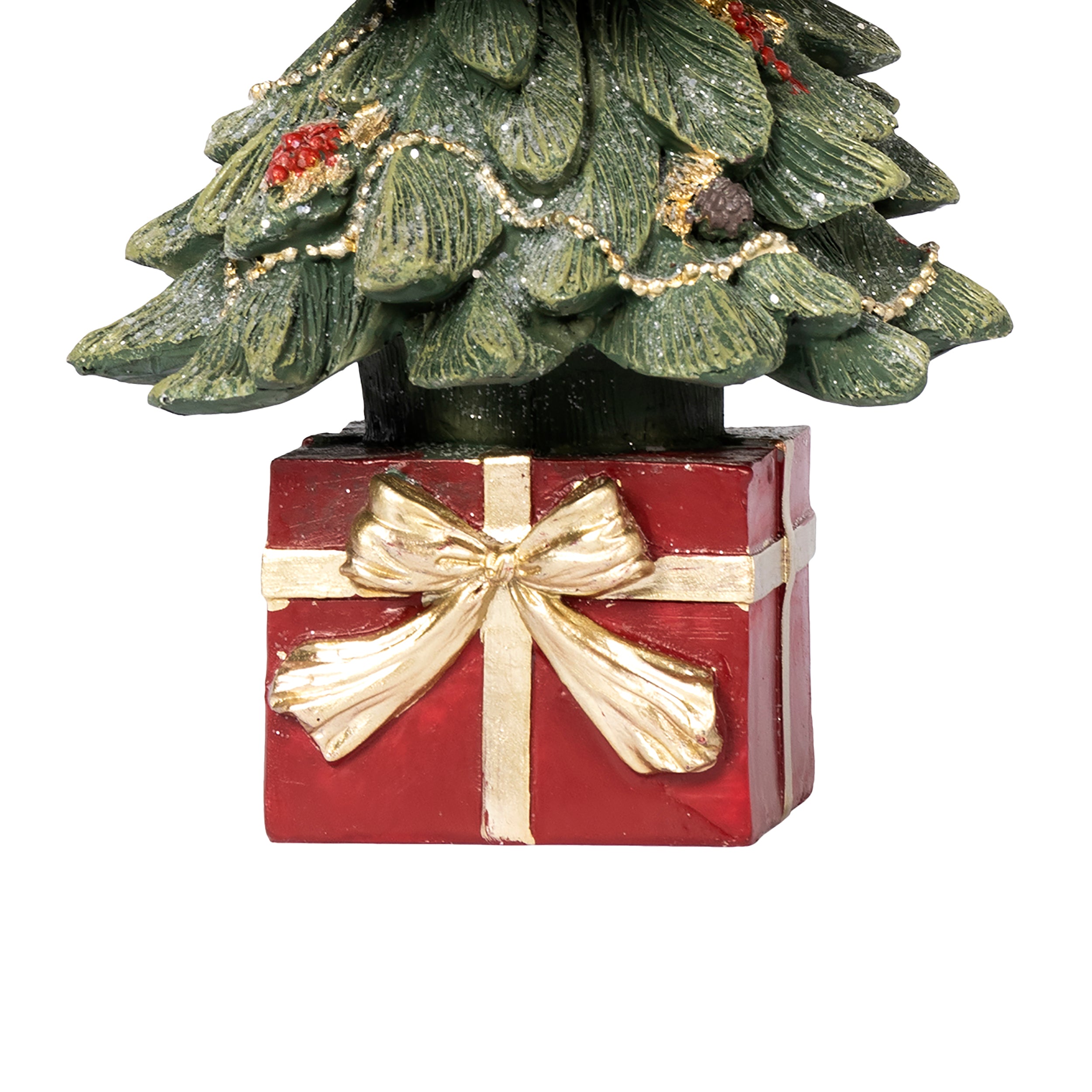 VESTIAMO CASA GRAN NATALE - Albero Natalizio Decorativo in Poliresina h28 cm