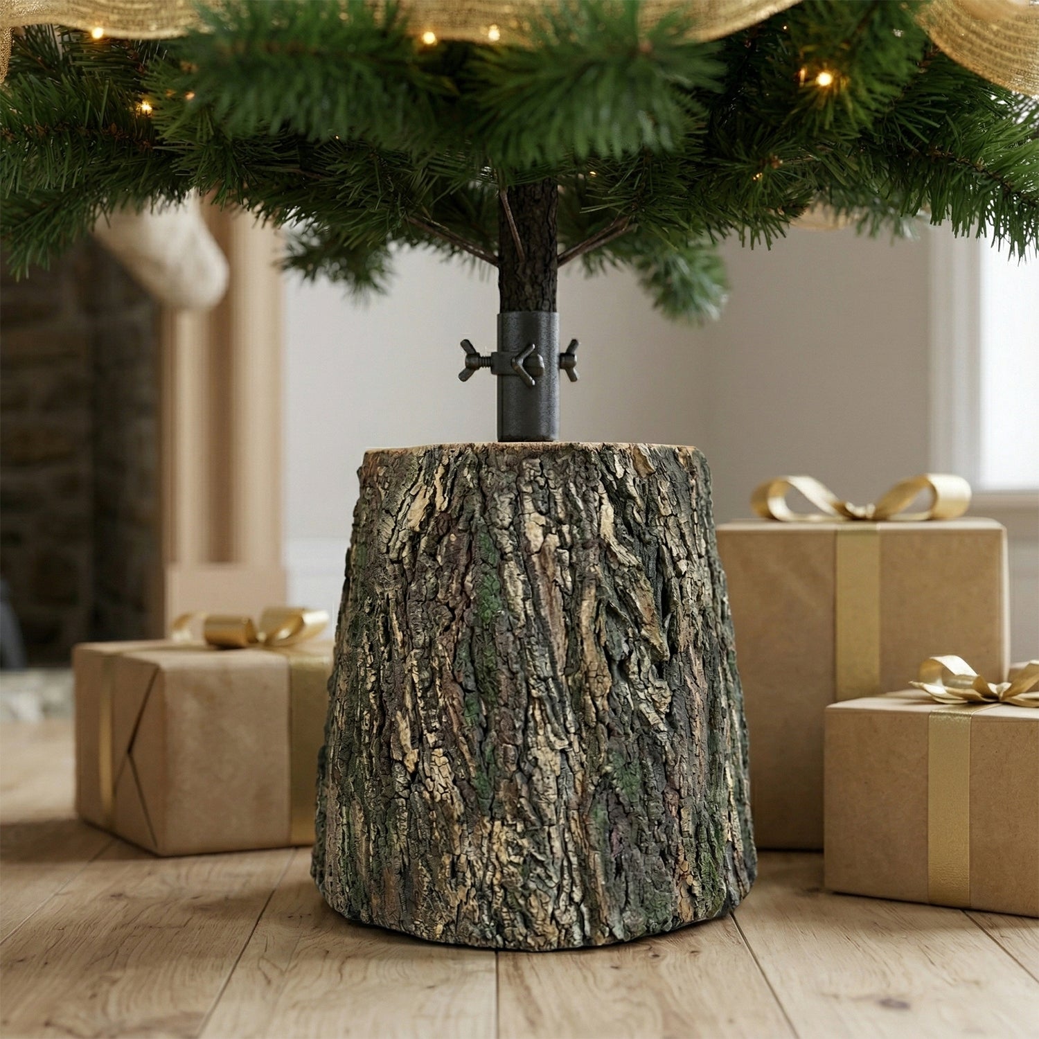 VESTIAMO CASA GRAN NATALE - Base Albero di Natale Tronco - h37 cm diametro 31 cm