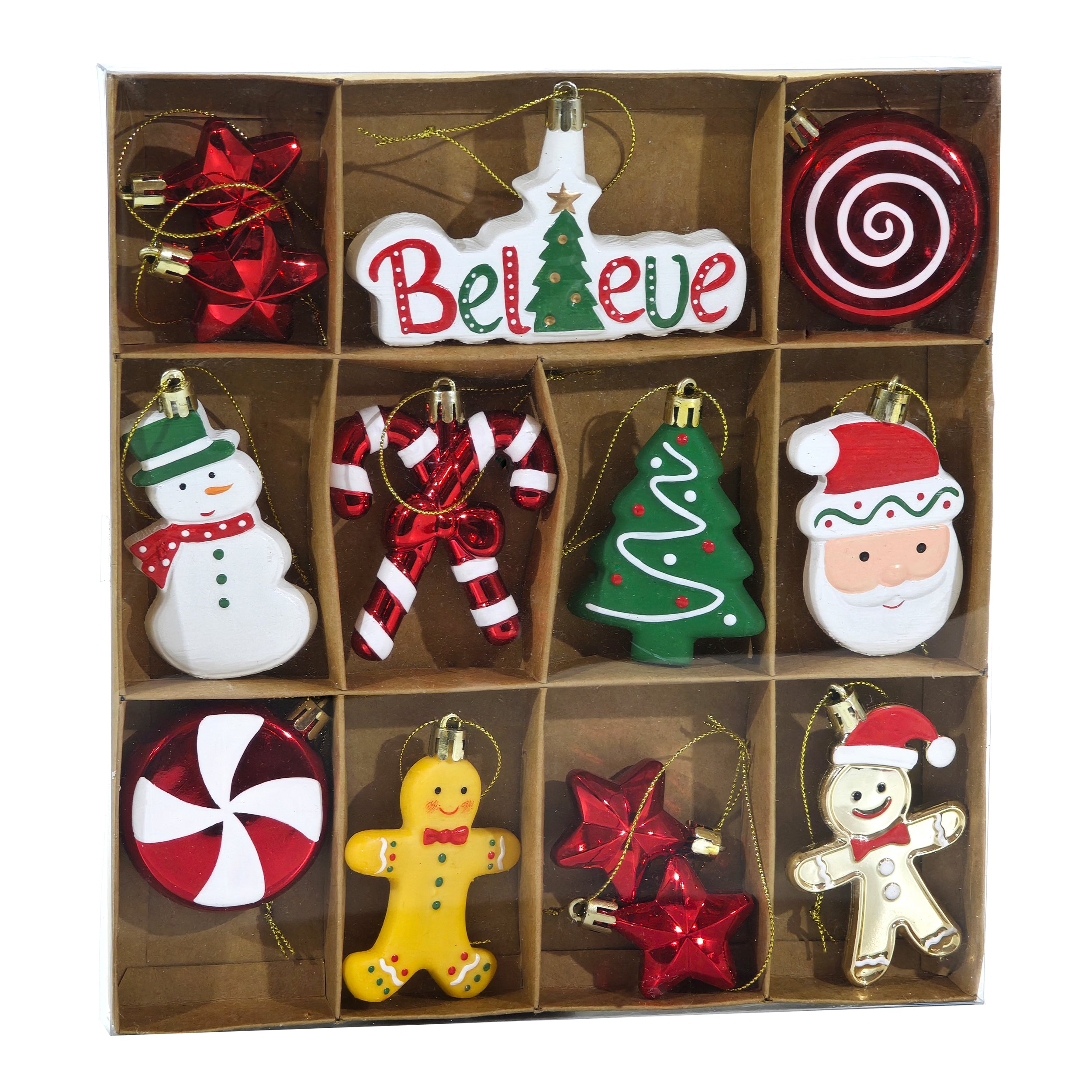 VESTIAMO CASA GRAN NATALE - Decorazioni Natalizie 13 pezzi - infrangibili