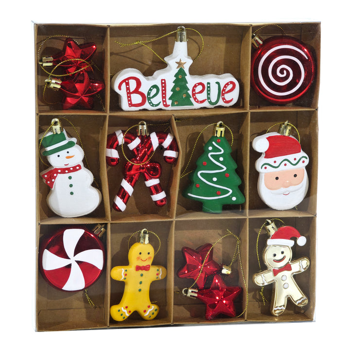 VESTIAMO CASA GRAN NATALE - Decorazioni Natalizie 13 pezzi - infrangibili