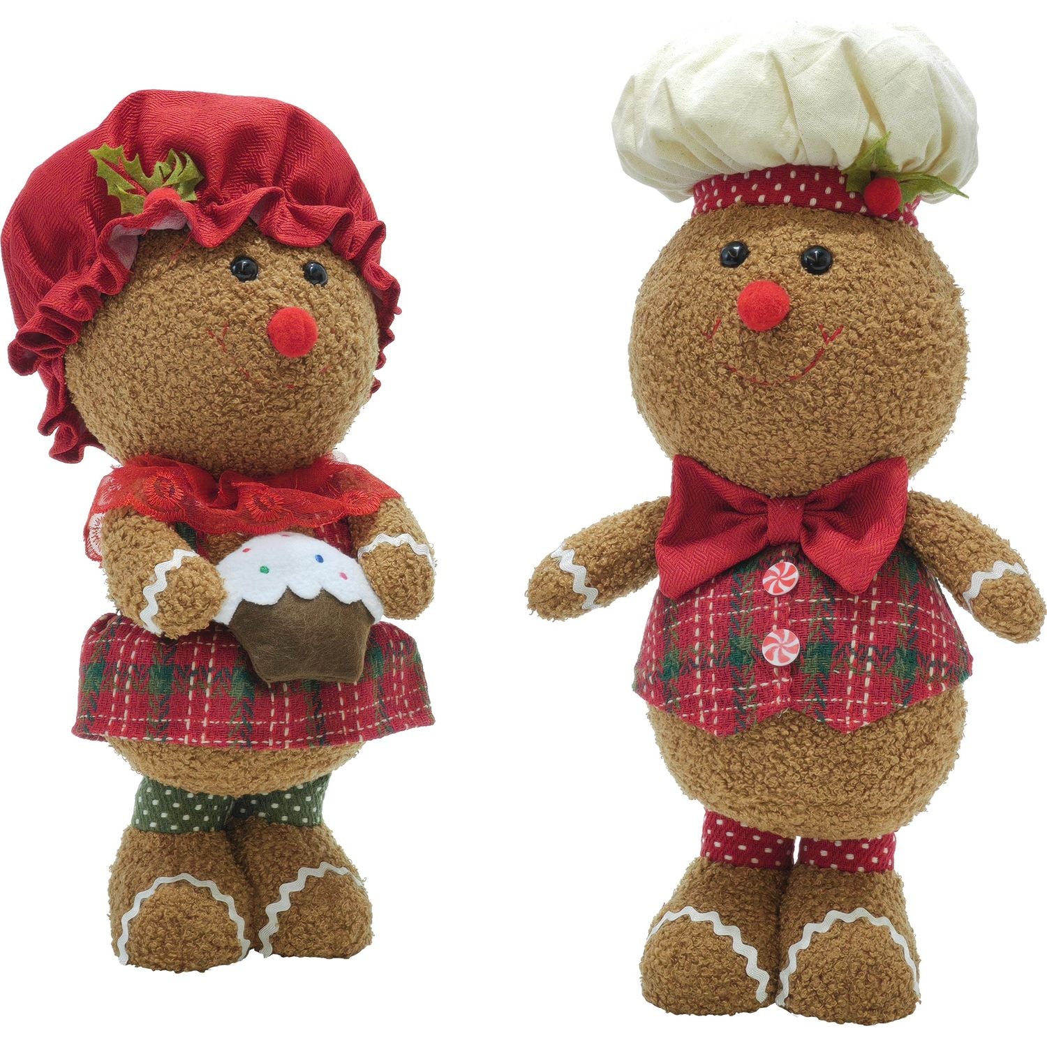 VESTIAMO CASA GRAN NATALE - Omino Pan di Zenzero h45 cm - Decorazione natalizia