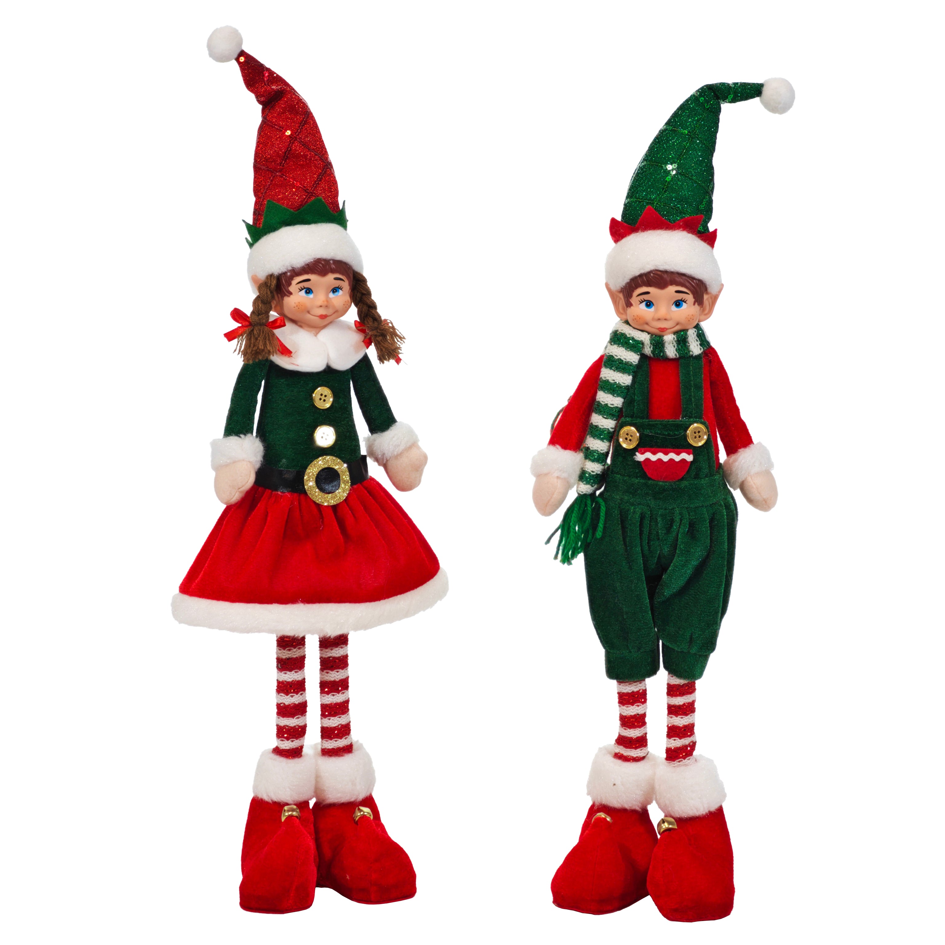 VESTIAMO CASA GRAN NATALE - Elfo Natalizio Decorativo h60 cm