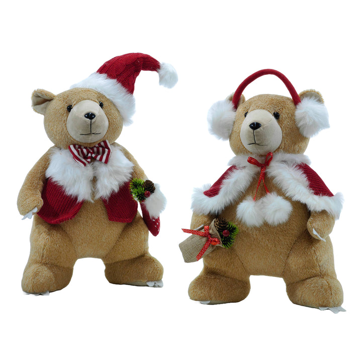 VESTIAMO CASA GRAN NATALE - Orso Natalizio h54 cm - Decorazione natalizia