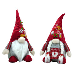 VESTIAMO CASA GRAN NATALE - Gnomo Natalizio Rosso h52 cm - Decorazione natalizia